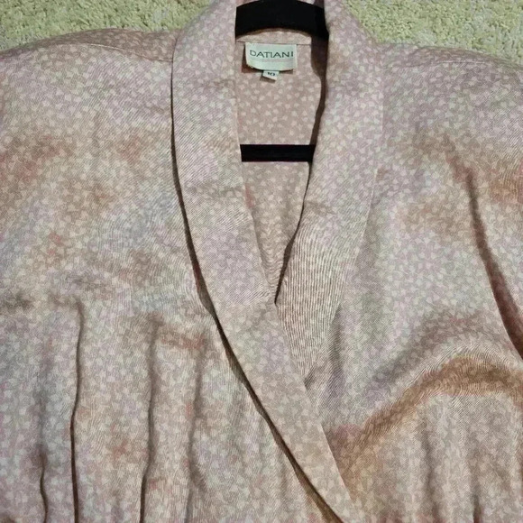 Vintage Datiani Dress 100% Rayon Pink Size 10 - Picture 7 of 9